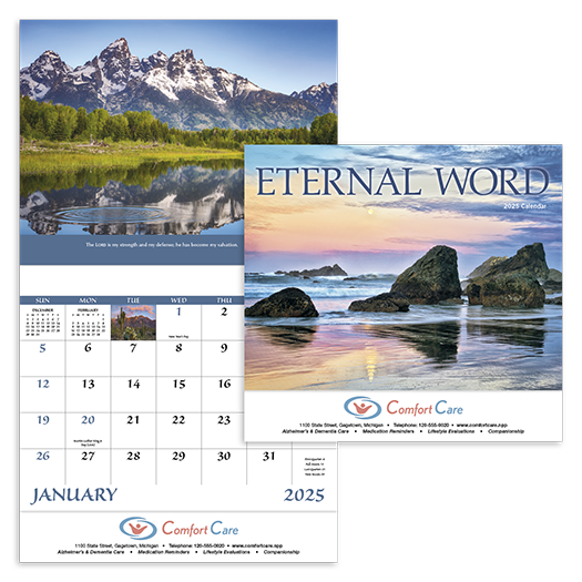 Custom Imprinted Calendar - Eternal Word #7223
