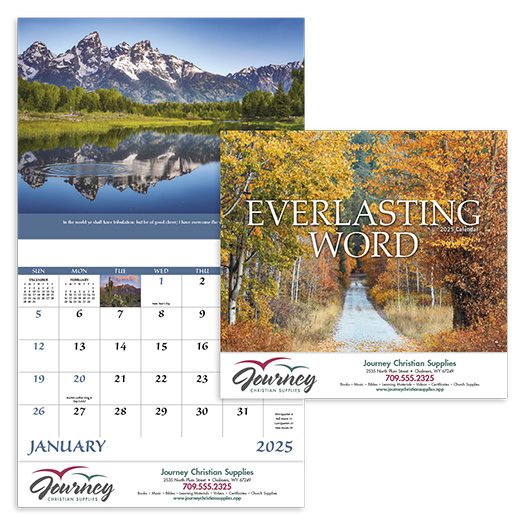 Custom Imprinted Calendar - Everlasting Word  #7255