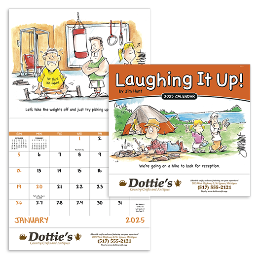 Custom Imprinted Calendar - Laughing It Up! #7213