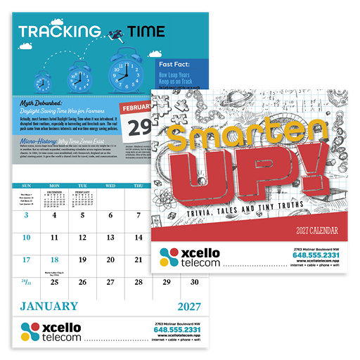 Custom Imprinted Calendar - Smarten Up! #7291