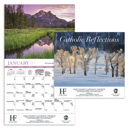 Custom Imprinted Calendar - Catholic Reflections #809