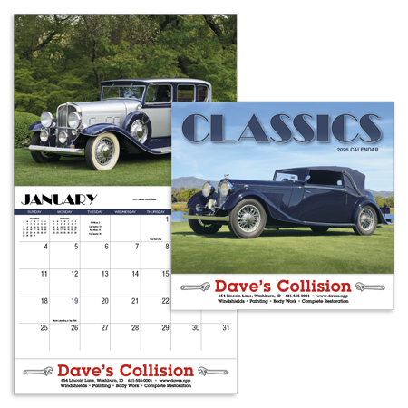 Custom Imprinted Calendar - Classics #820