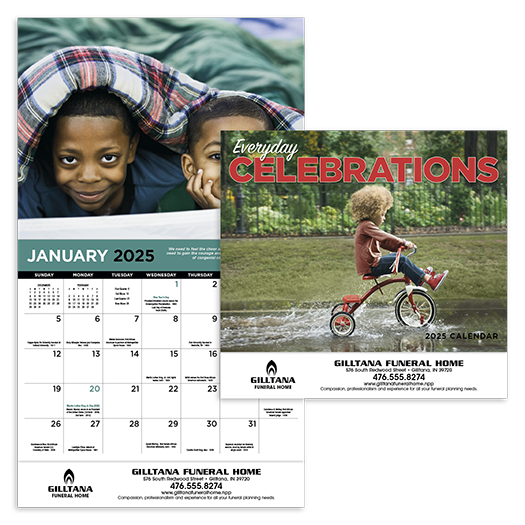 Custom Imprinted Calendar - Everyday Celebrations #835
