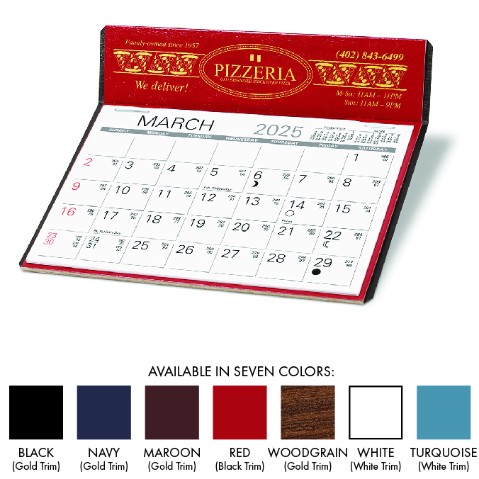 Custom Imprinted Desk Calendar - America's Beauty Desk Calendar #NW4303